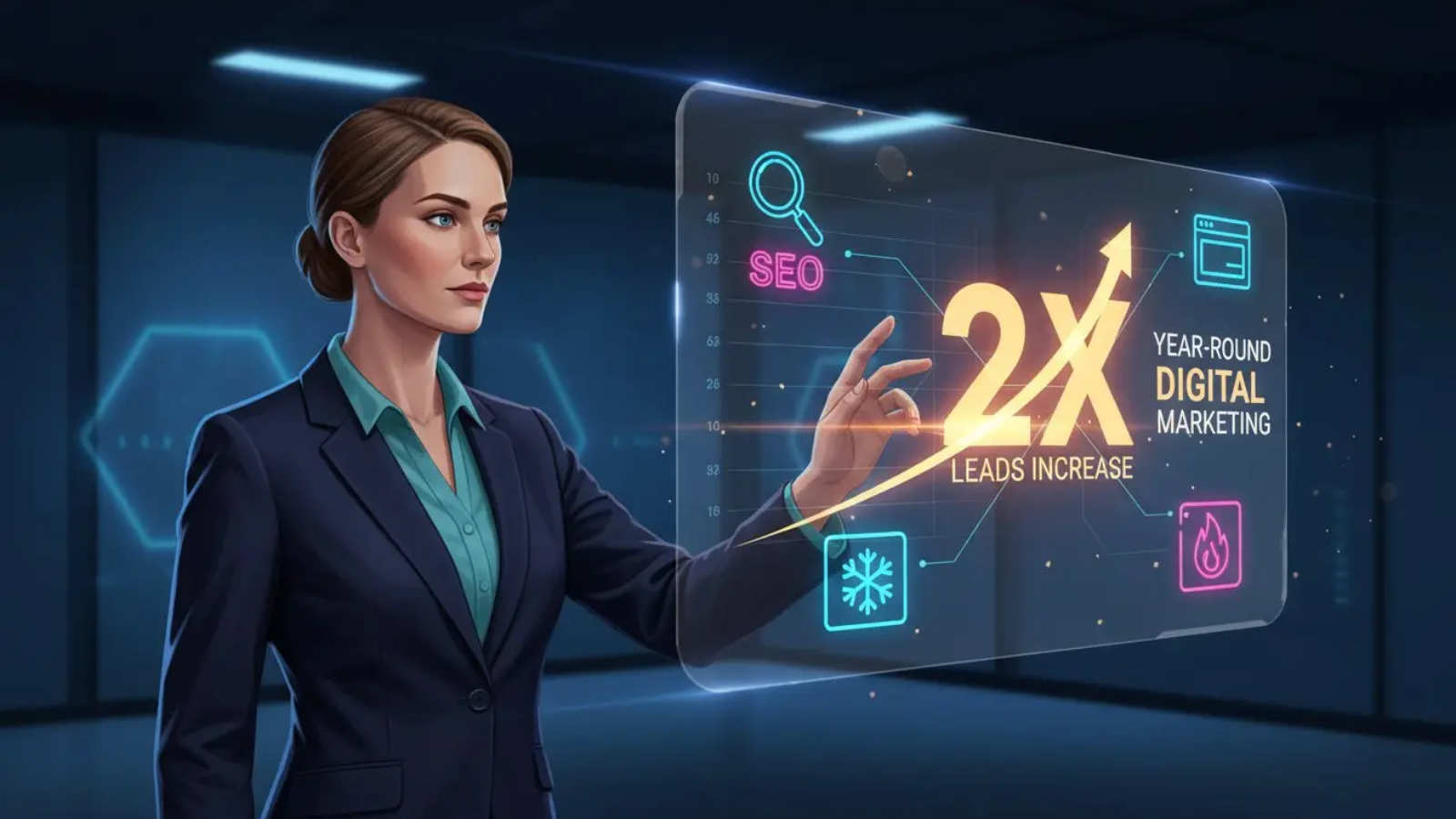 Marketing for HVAC Companies in Spokane The Ultimate Guide to 2X Your Leads - Hero Image - 2X Sales